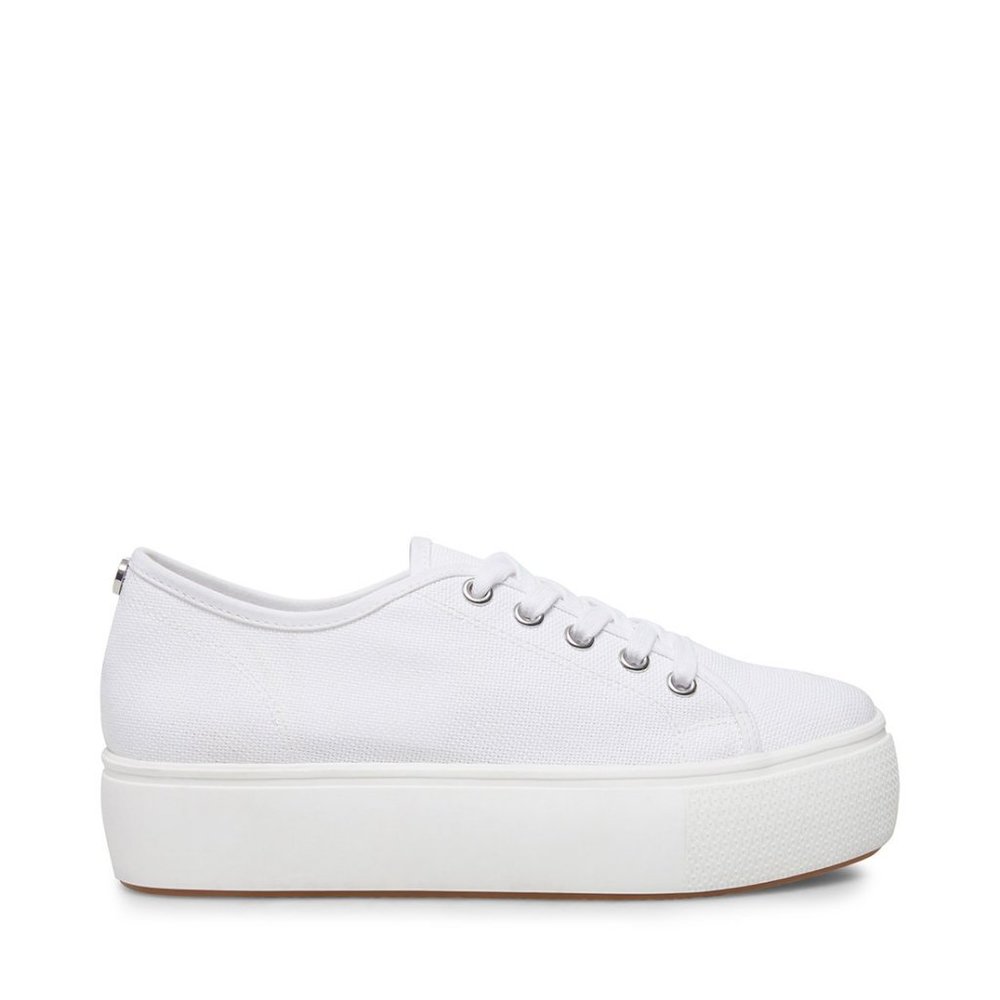 Steve Madden Elore White Platform Sneaker Size 9